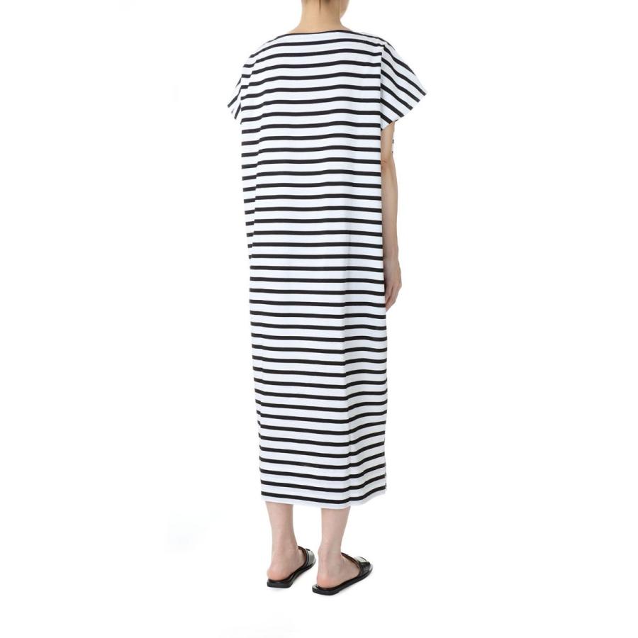 【P5倍 / SALE】Dry touch jersey border dress-WHITE×BLACK（19RCSDRE-09C） Bluebird Boulevard(ブルーバードブルバード) | BLUEBIRD BOULEVARD | 02