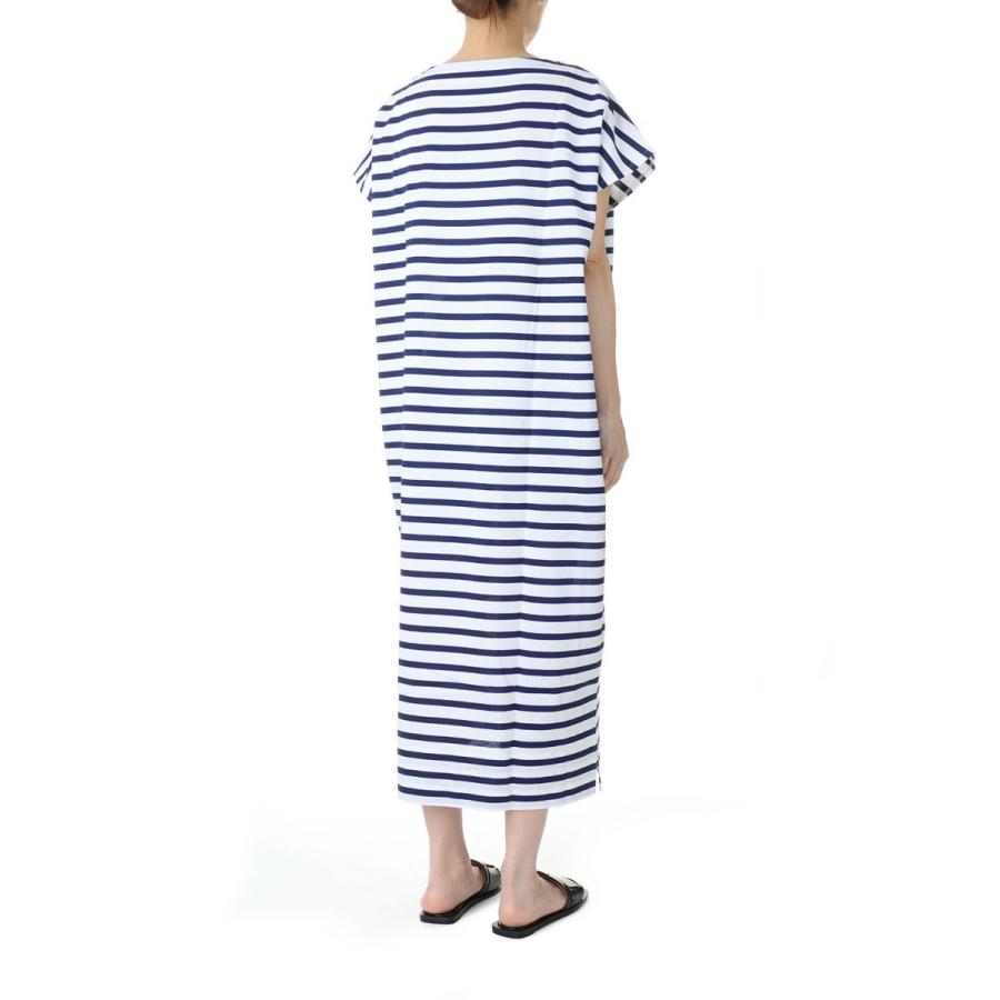 【P5倍 / SALE】Dry touch jersey border dress-WHITE×BLUE（19RCSDRE-09C） Bluebird Boulevard(ブルーバードブルバード) | BLUEBIRD BOULEVARD | 02