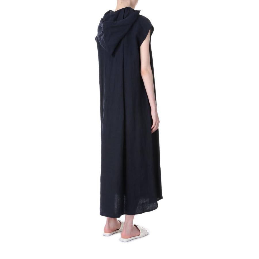【SALE】Powder Snow Linen Hoodie Dress-NAVY（19RFADRE-04C） Bluebird Boulevard(ブルーバードブルバード) | BLUEBIRD BOULEVARD | 02