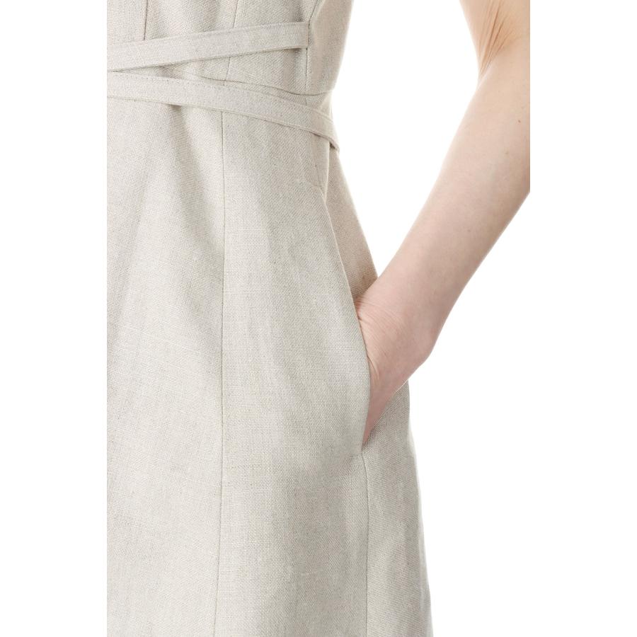 【P5倍 / SALE】Linen Flare Camisole Dress(E23SS/D-02/01) EBONY(エボニー) | EBONY | 04