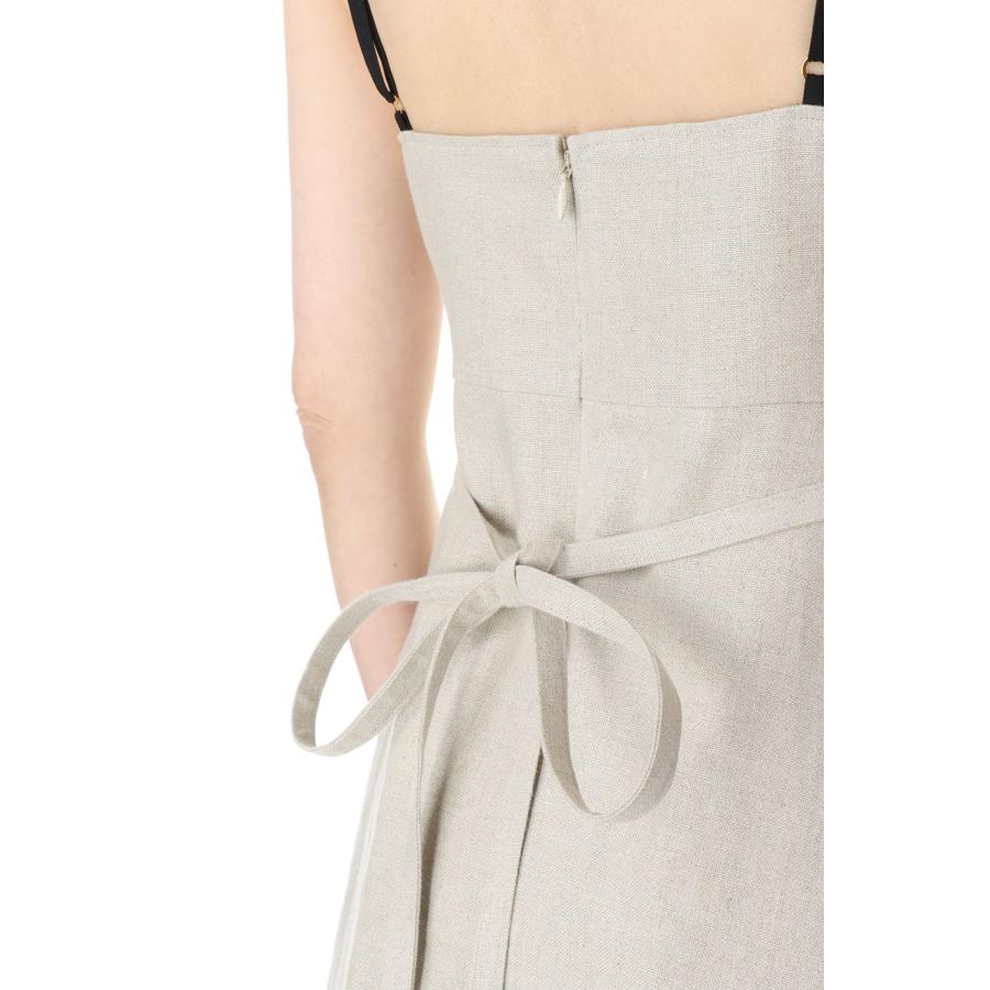 【P5倍 / SALE】Linen Flare Camisole Dress(E23SS/D-02/01) EBONY(エボニー) | EBONY | 05