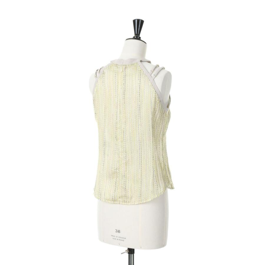 【P5倍 / SALE】Slub Stripe Tops -YELLOW STRIPE(E23SS/T-07) EBONY(エボニー) | EBONY | 02