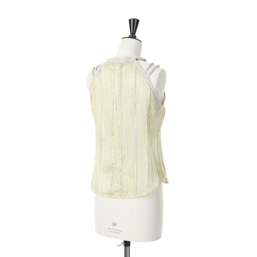 【P5倍 / SALE】Slub Stripe Tops -YELLOW STRIPE(E23SS/T-07) EBONY(エボニー) | EBONY | 02