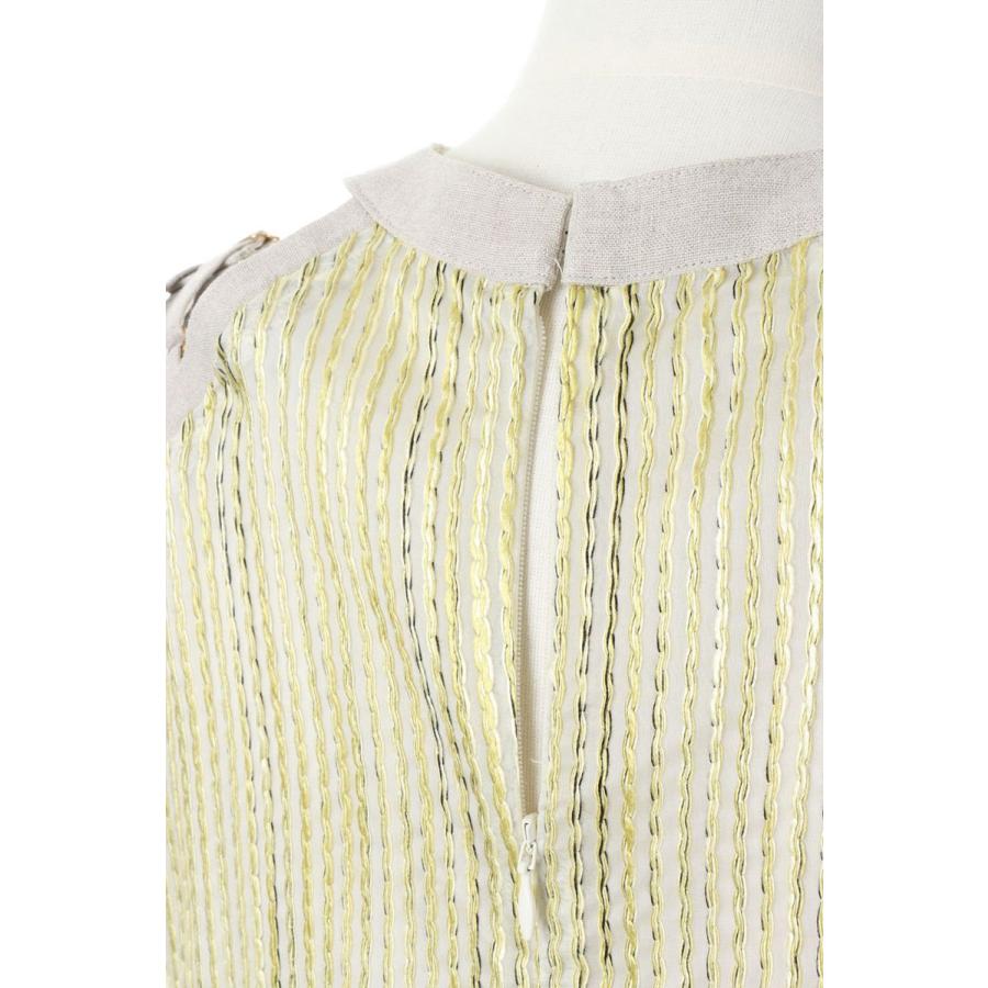 【P5倍 / SALE】Slub Stripe Tops -YELLOW STRIPE(E23SS/T-07) EBONY(エボニー) | EBONY | 04