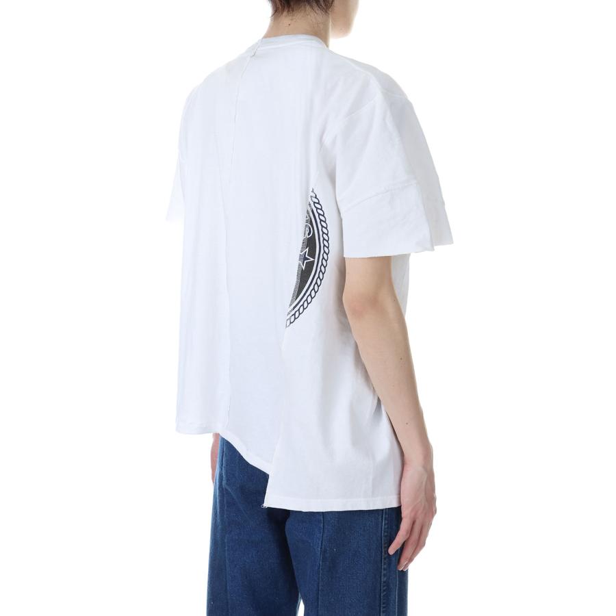 【P5倍 / SALE】circa make asymmetry slit top -WHITE -1(cm23ss-02) 77CIRCA -Men-(ナナナナサーカ) | 77circa | 02