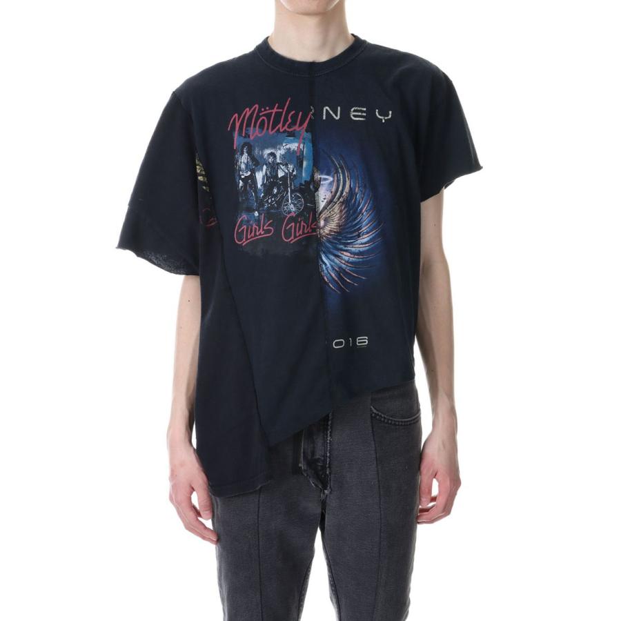 【P5倍 / SALE】circa make asymmetry slit top -BLACK -2(cm23ss-02) 77CIRCA -Men-(ナナナナサーカ) | 77circa