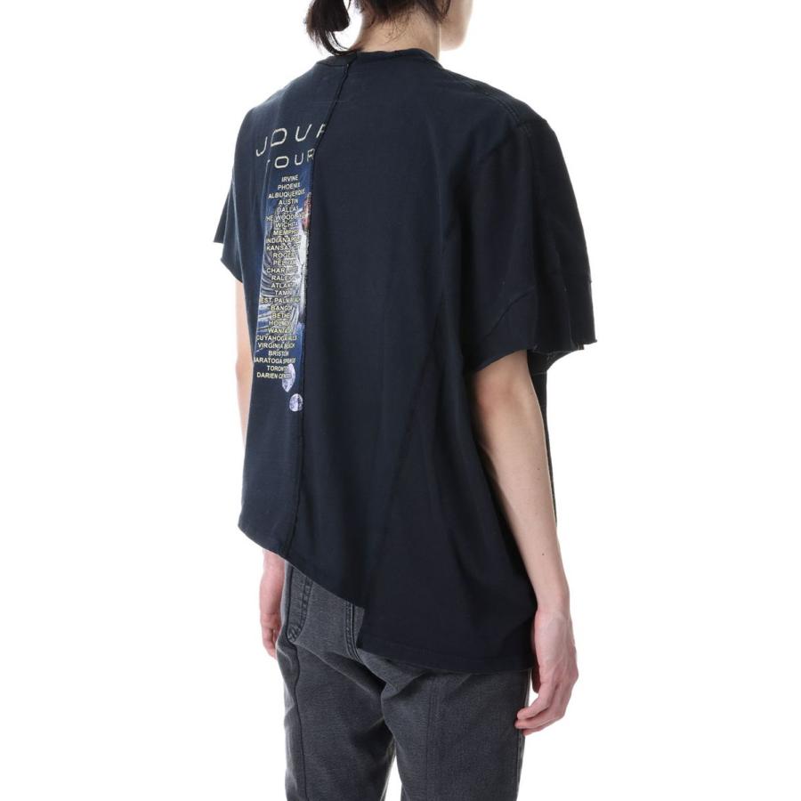 【P5倍 / SALE】circa make asymmetry slit top -BLACK -2(cm23ss-02) 77CIRCA -Men-(ナナナナサーカ) | 77circa | 02