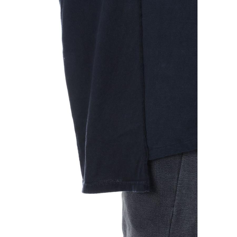 【P5倍 / SALE】circa make asymmetry slit top -BLACK -2(cm23ss-02) 77CIRCA -Men-(ナナナナサーカ) | 77circa | 04