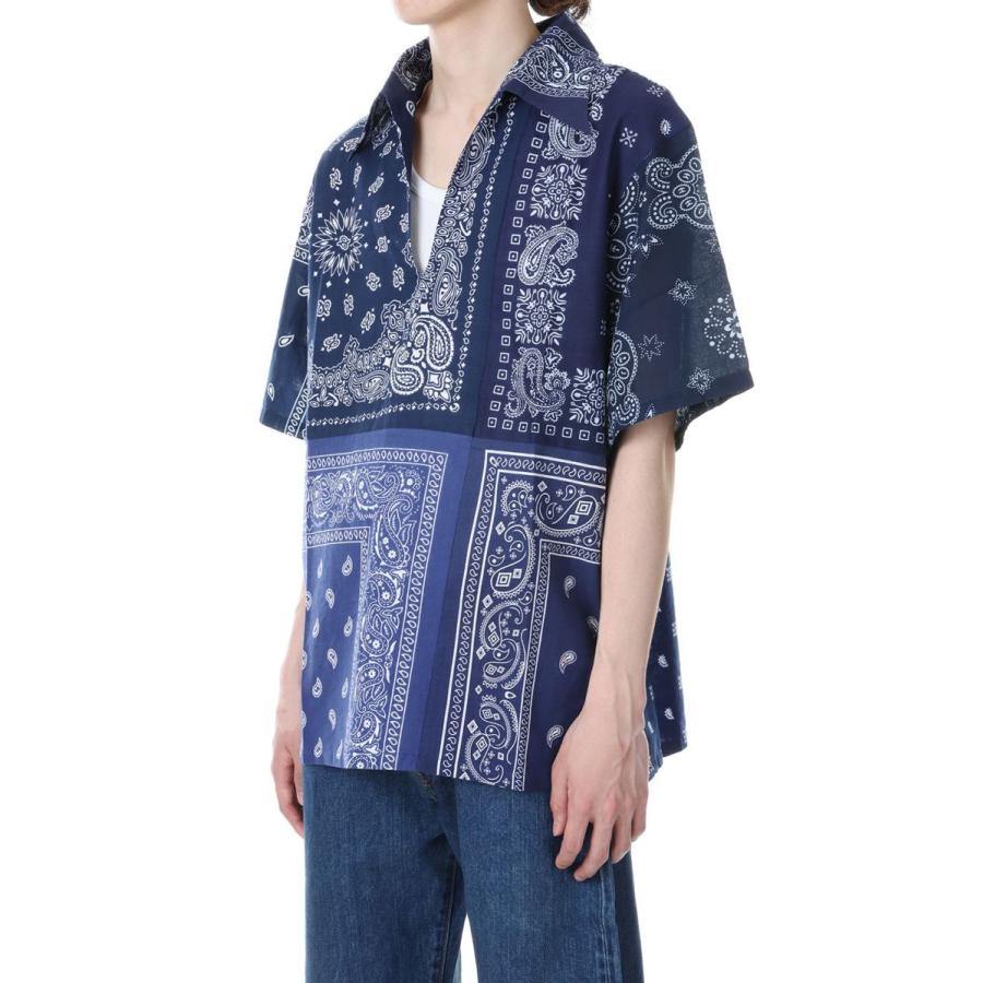 【P5倍 / SALE】circa make bandana patchwork skipper -NAVY(cc23ss-48) 77CIRCA -Men-(ナナナナサーカ) | 77circa | 01