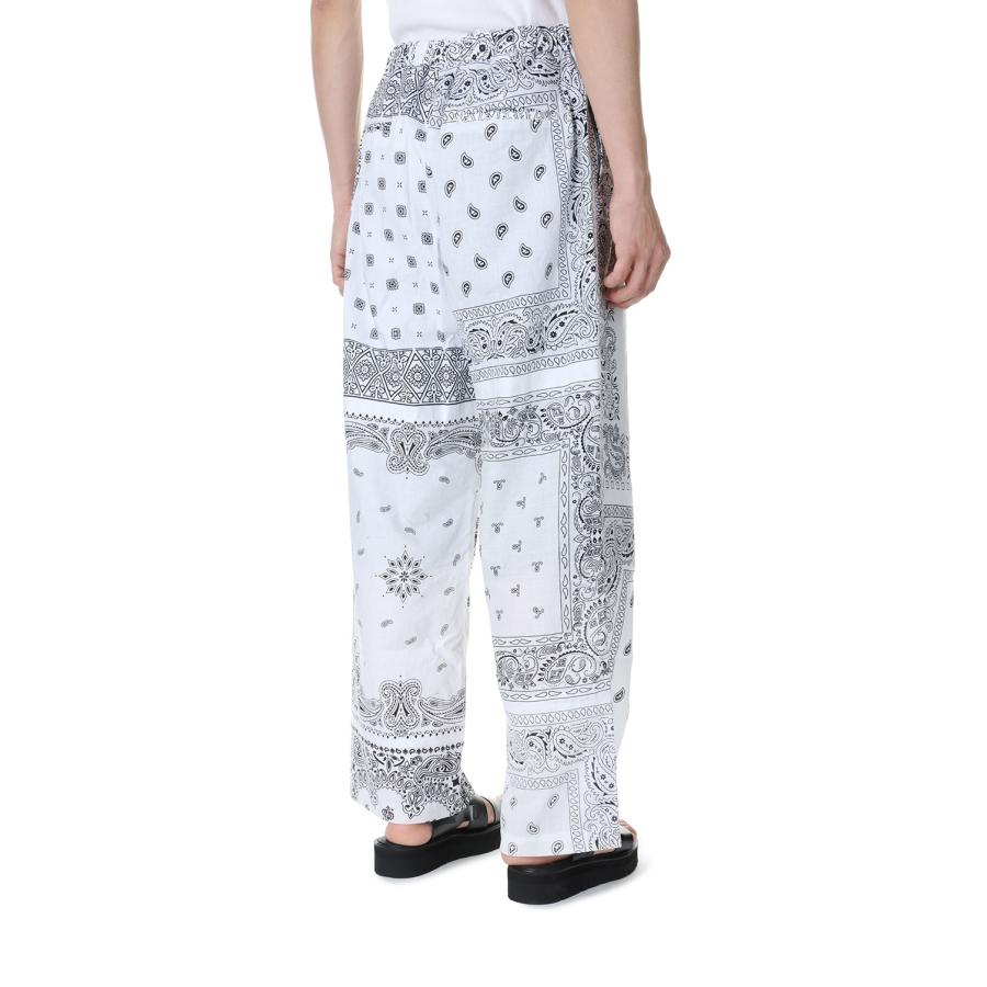 【P5倍 / SALE】circa make bandana patchwork pants -WHITE(cm23ss-10) 77CIRCA -Men-(ナナナナサーカ) | 77circa | 03