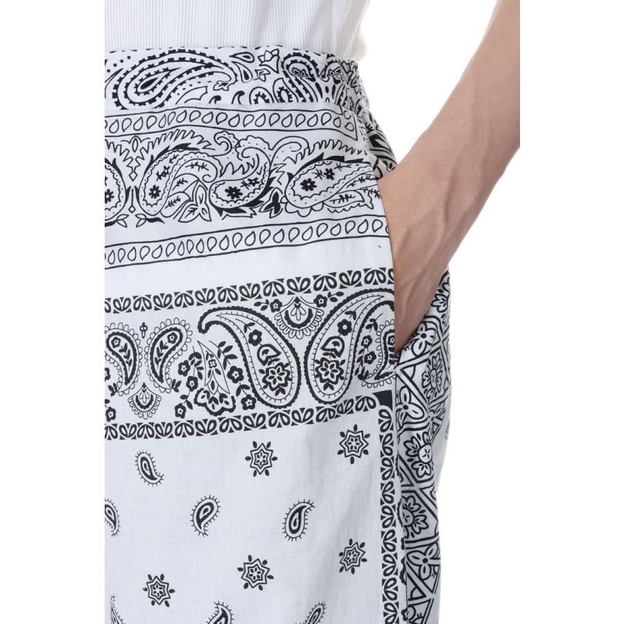 【P5倍 / SALE】circa make bandana patchwork pants -WHITE(cm23ss-10) 77CIRCA -Men-(ナナナナサーカ) | 77circa | 04