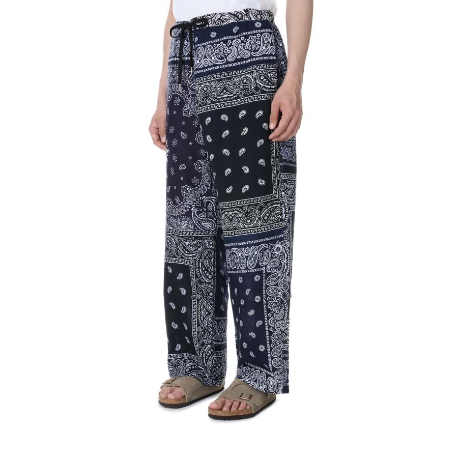【P5倍 / SALE】circa make bandana patchwork pants -NAVY(cm23ss-10) 77CIRCA -Men-(ナナナナサーカ) | 77circa | 02