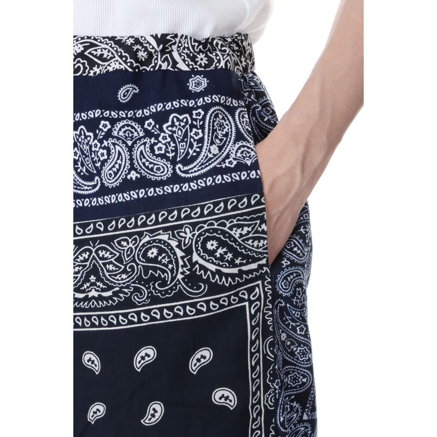 【P5倍 / SALE】circa make bandana patchwork pants -NAVY(cm23ss-10) 77CIRCA -Men-(ナナナナサーカ) | 77circa | 04
