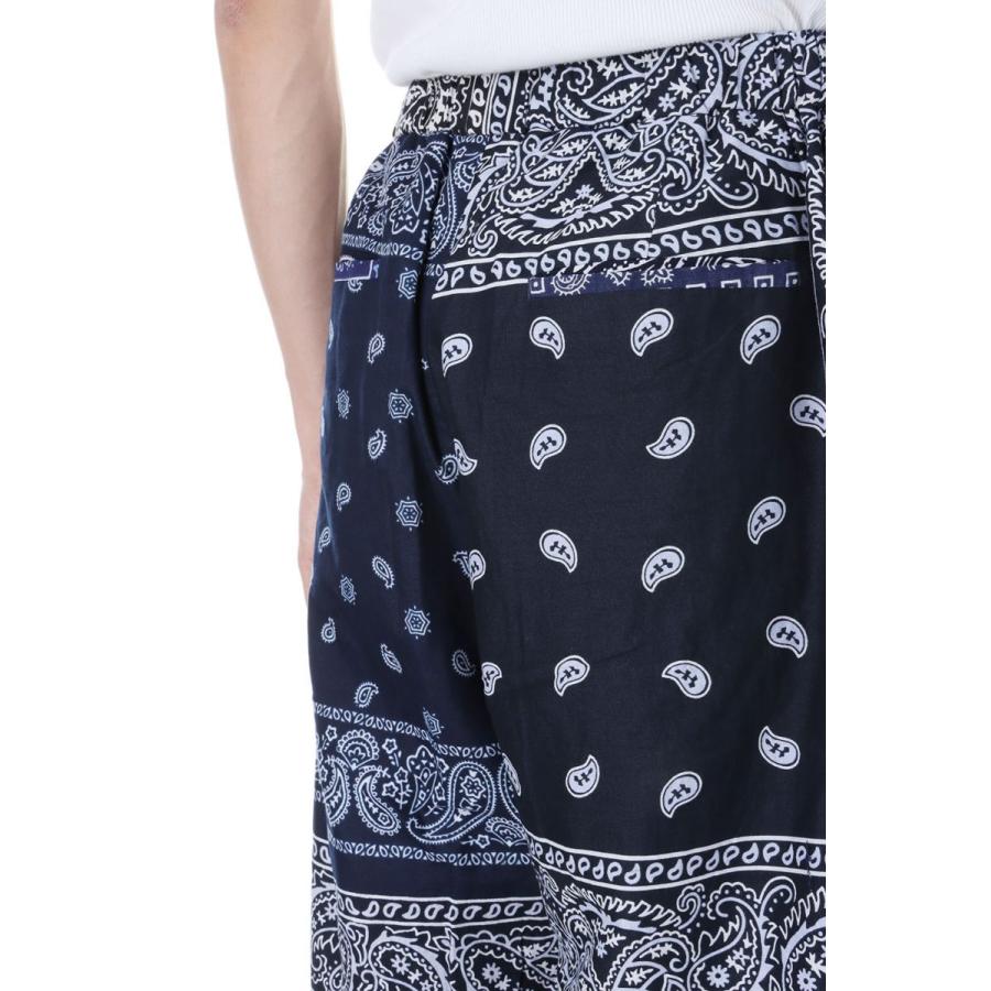 【P5倍 / SALE】circa make bandana patchwork pants -NAVY(cm23ss-10) 77CIRCA -Men-(ナナナナサーカ) | 77circa | 05
