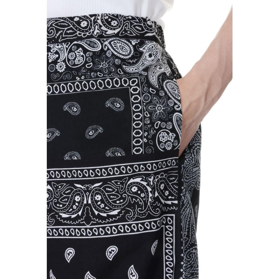 【P5倍 / SALE】circa make bandana patchwork pants -BLACK -1(cm23ss-10) 77CIRCA -Men-(ナナナナサーカ) | 77circa | 04