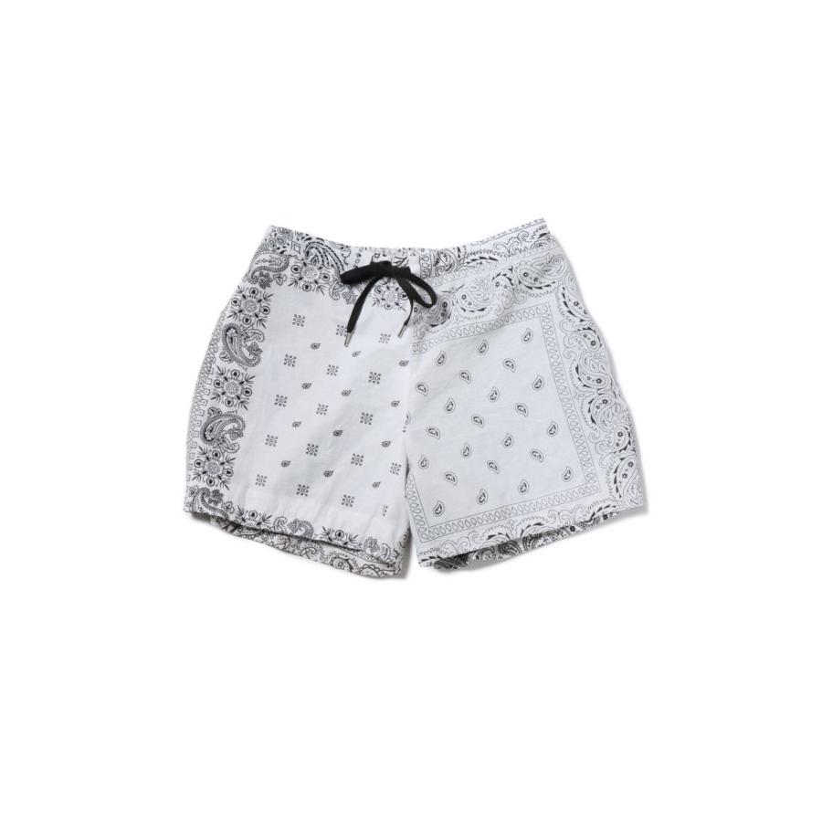 【P5倍 / SALE】circa make bandana patchwork shorts-WHITE(cm23ss-12) 77CIRCA -Men-(ナナナナサーカ) | 77circa | 06
