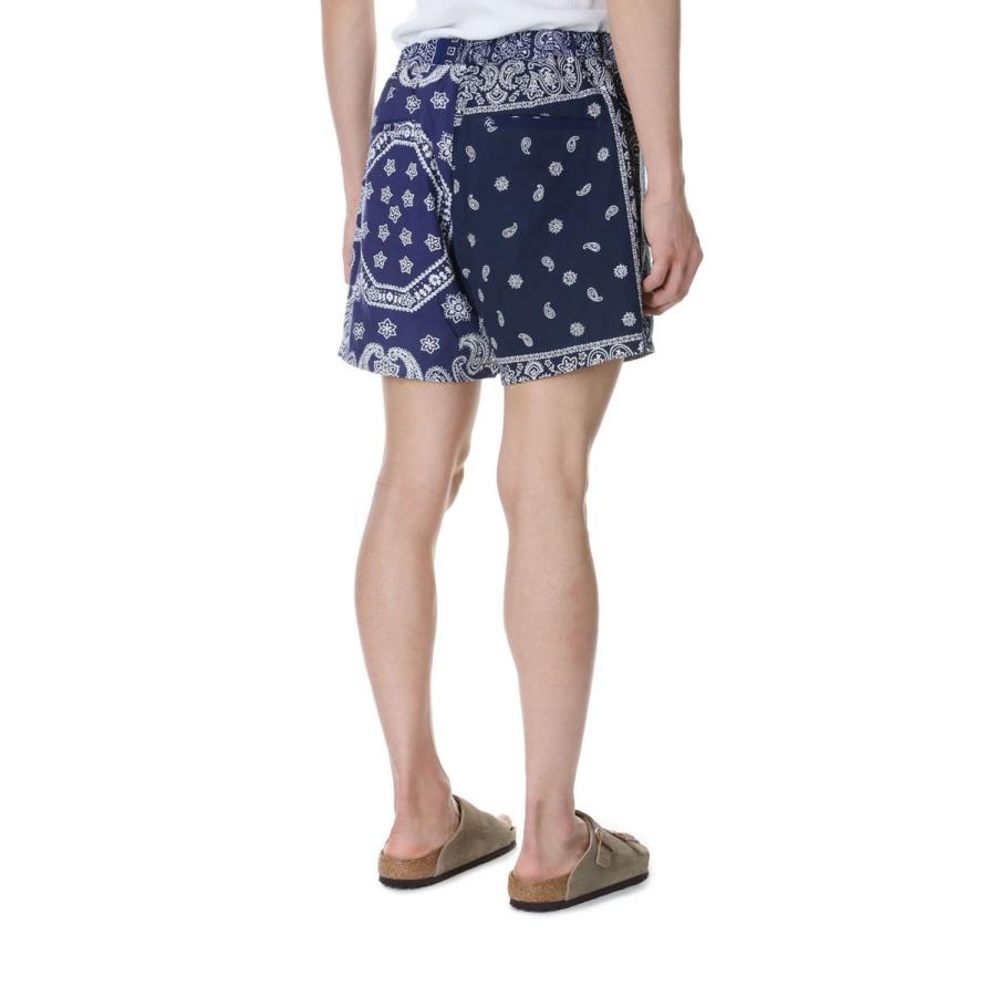 【P5倍 / SALE】circa make bandana patchwork shorts -NAVY -2(cm23ss-12) 77CIRCA -Men-(ナナナナサーカ) | 77circa | 03