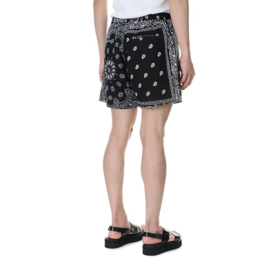 【P5倍 / SALE】circa make bandana patchwork shorts -BLACK -1(cm23ss-12) 77CIRCA -Men-(ナナナナサーカ) | 77circa | 03
