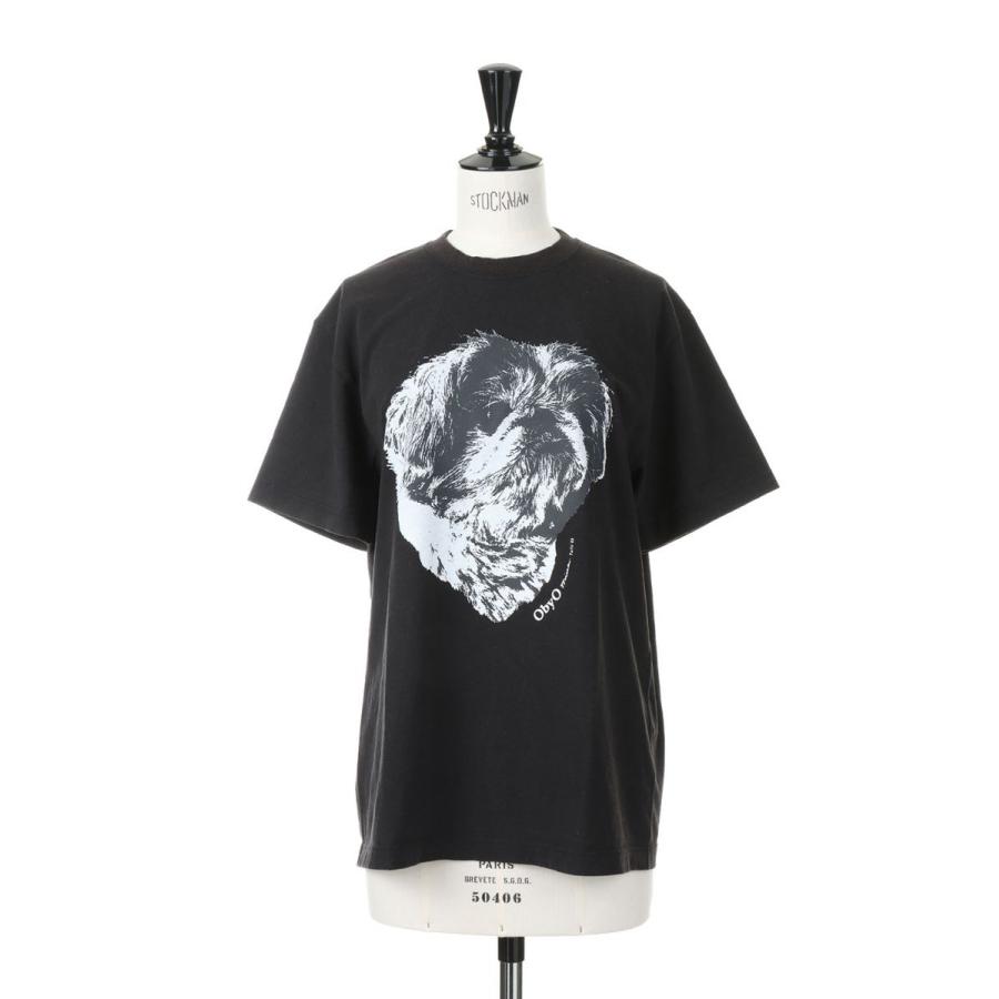 o by o print s/s tee -BLACK：TETO(oo23ss-01) 77circa -Women-(ナナナナサーカ) | 77circa
