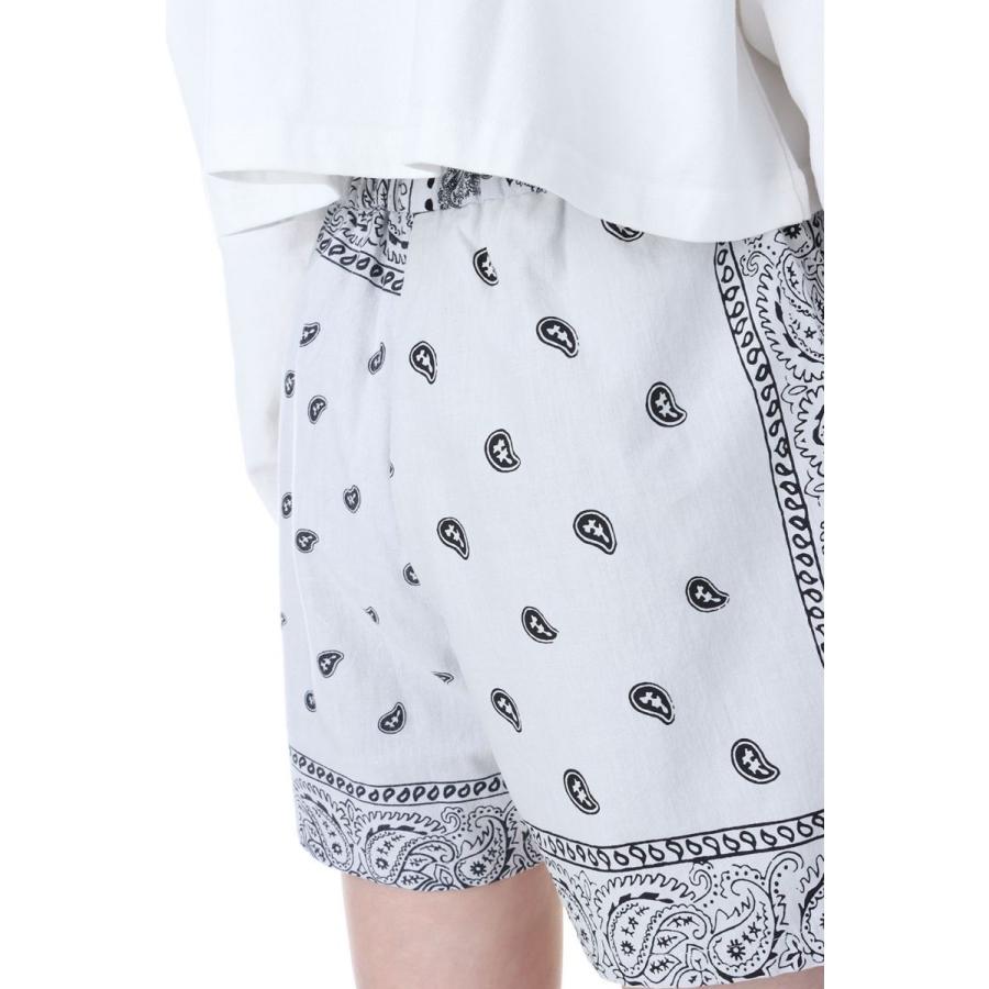 【P5倍 / SALE】circa make bandana patchwork shorts -WHITE(cc23ss-46) 77circa -Women-(ナナナナサーカ) | 77circa | 04