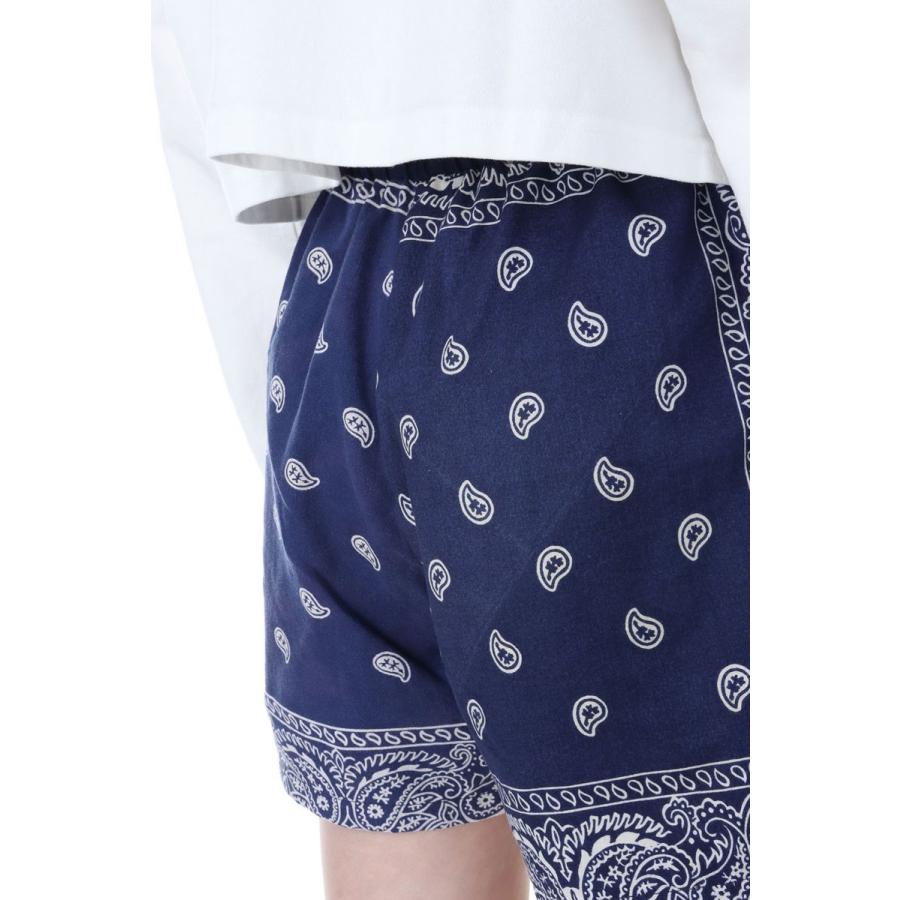 【P5倍 / SALE】circa make bandana patchwork shorts -NAVY(cc23ss-46) 77circa -Women-(ナナナナサーカ) | 77circa | 04