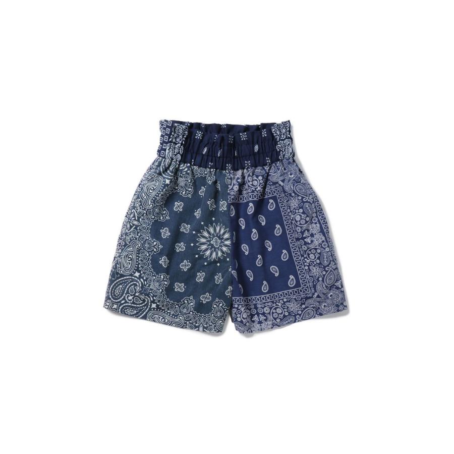 【P5倍 / SALE】circa make bandana patchwork shorts -NAVY(cc23ss-46) 77circa -Women-(ナナナナサーカ) | 77circa | 05