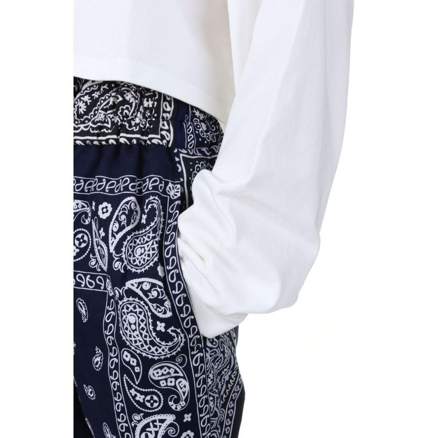 circa make bandana patchwork pants -NAVY(cc23ss-44) 77circa -Women-(ナナナナサーカ) | 77circa | 03