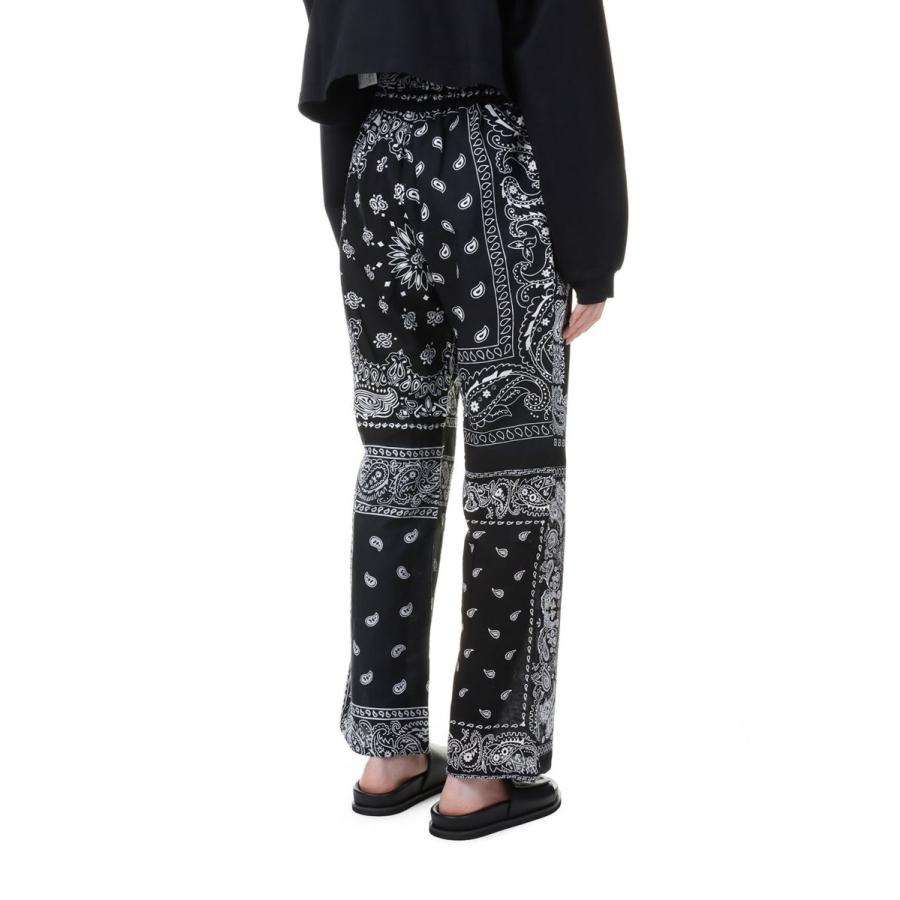 circa make bandana patchwork pants -BLACK(cc23ss-44) 77circa -Women-(ナナナナサーカ) | 77circa | 02