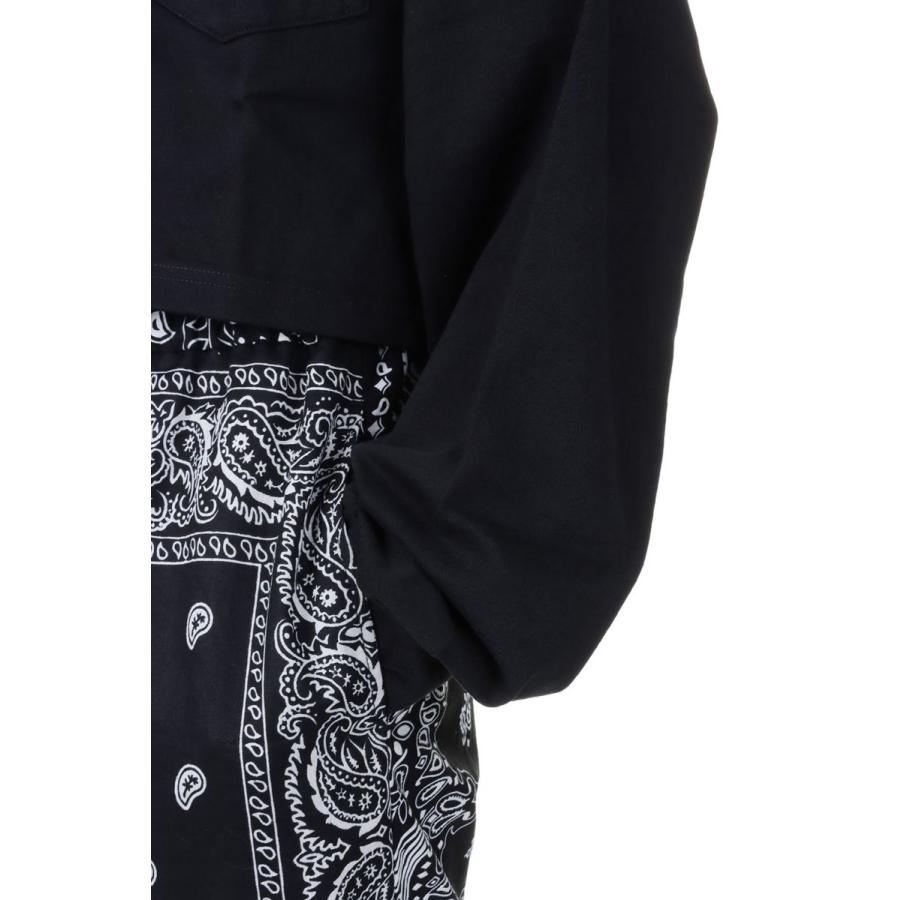 circa make bandana patchwork pants -BLACK(cc23ss-44) 77circa -Women-(ナナナナサーカ) | 77circa | 03