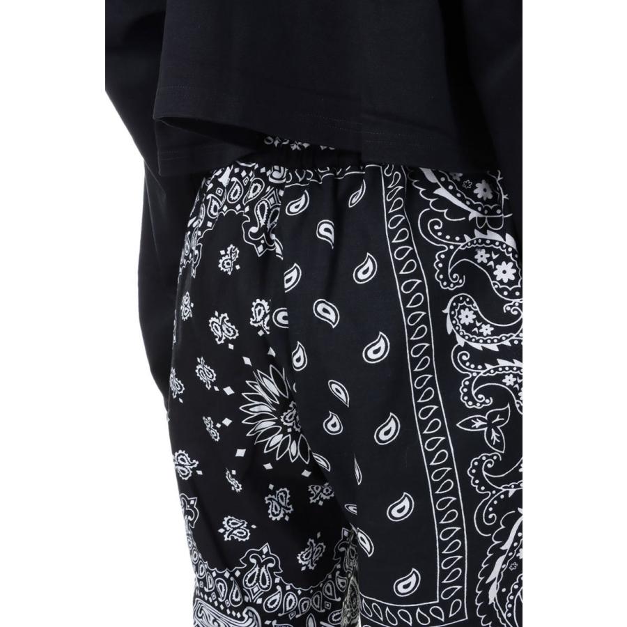 circa make bandana patchwork pants -BLACK(cc23ss-44) 77circa -Women-(ナナナナサーカ) | 77circa | 04