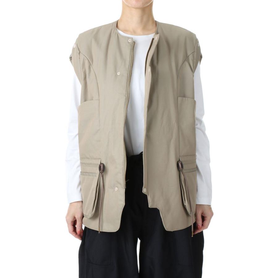 【P5倍 / SALE】【JUN MIKAMI x Wild Thins】 PADDED VEST -Beige (23SS-1-WT) Jun Mikami(ジュンミカミ) | JUN MIKAMI