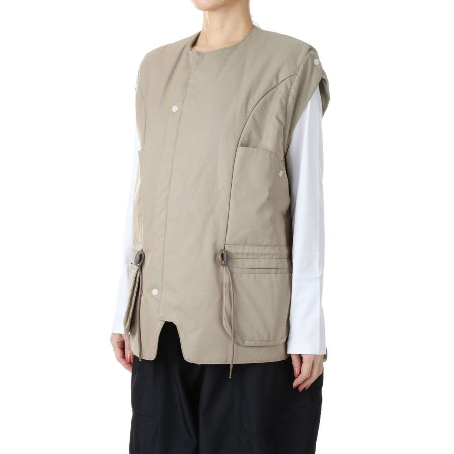 【P5倍 / SALE】【JUN MIKAMI x Wild Thins】 PADDED VEST -Beige (23SS-1-WT) Jun Mikami(ジュンミカミ) | JUN MIKAMI | 02