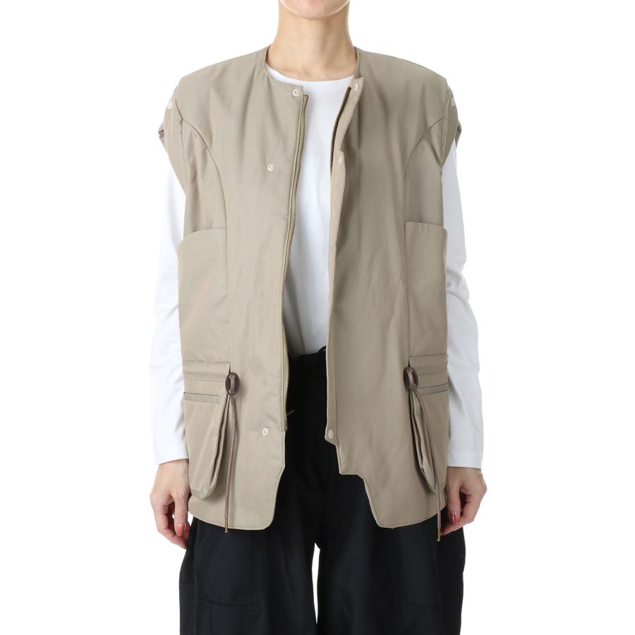 【P5倍 / SALE】【JUN MIKAMI x Wild Thins】 PADDED VEST -Beige (23SS-1-WT) Jun Mikami(ジュンミカミ) | JUN MIKAMI | 03