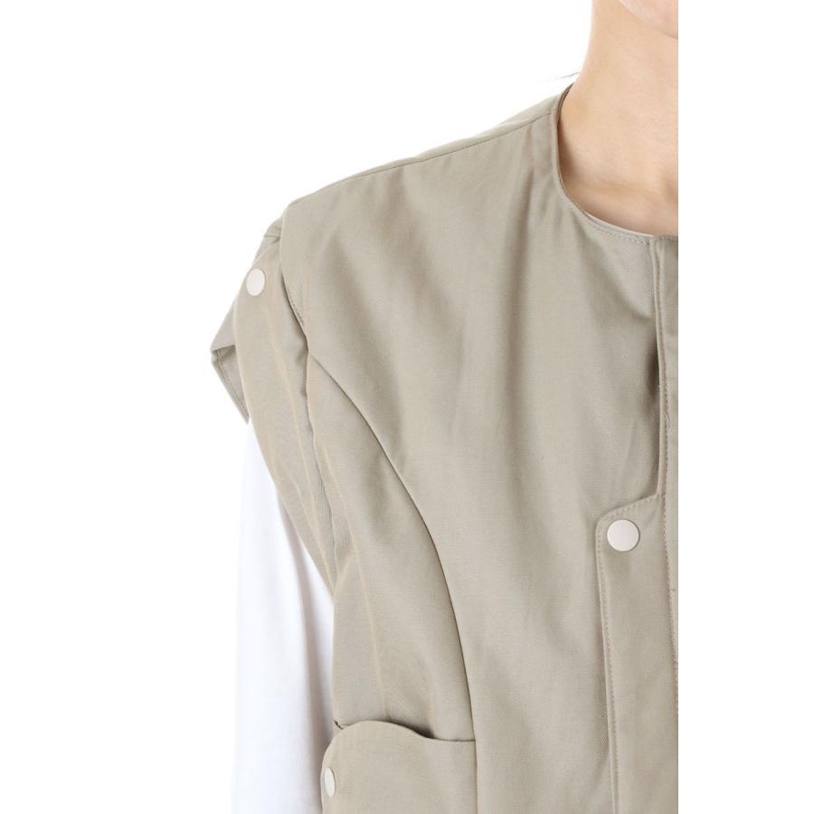 【P5倍 / SALE】【JUN MIKAMI x Wild Thins】 PADDED VEST -Beige (23SS-1-WT) Jun Mikami(ジュンミカミ) | JUN MIKAMI | 04