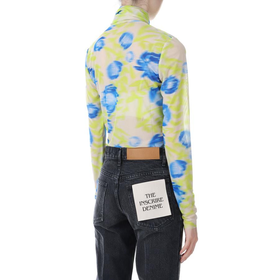 【P5倍 / SALE】Printed Mesh Long Sleeve Rollneck (T3414 ) GANNI(ガニー) | GANNI | 02