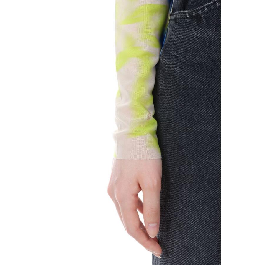 【P5倍 / SALE】Printed Mesh Long Sleeve Rollneck (T3414 ) GANNI(ガニー) | GANNI | 04