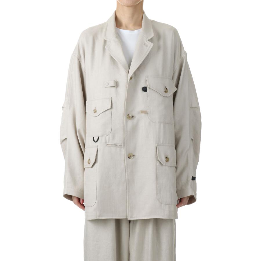 【SALE】W's TECH SAFARI JACKET -Ecru (BJ-52023L) DAIWA PIER39 -Women-(ダイワ ピア 39) | DAIWA PIER39 | 03