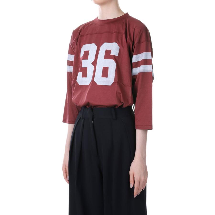 【P5倍 / SALE】SHEER FOOTBALL TEE -RED（23MMSCU01） Shinzone(シンゾーン) | Shinzone | 02