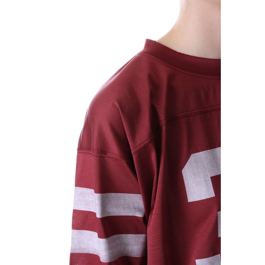 【P5倍 / SALE】SHEER FOOTBALL TEE -RED（23MMSCU01） Shinzone(シンゾーン) | Shinzone | 04