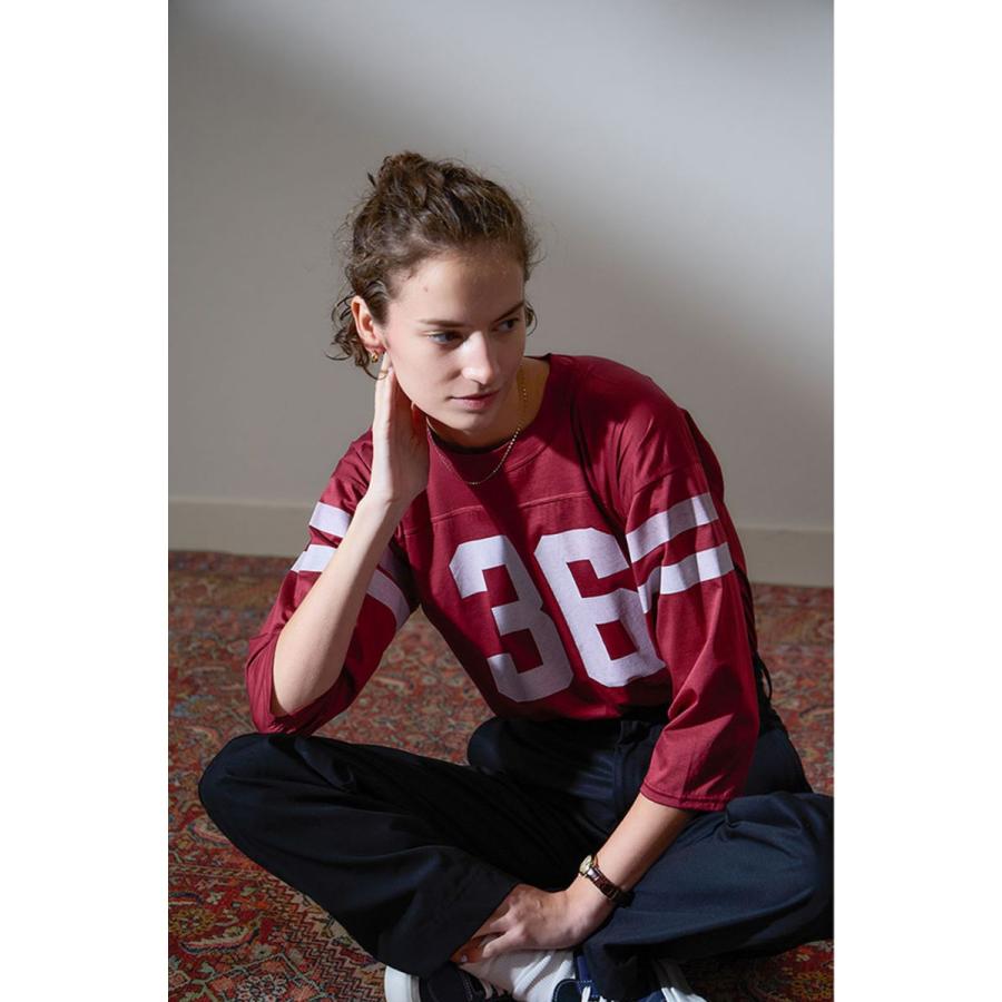 【P5倍 / SALE】SHEER FOOTBALL TEE -RED（23MMSCU01） Shinzone(シンゾーン) | Shinzone | 06