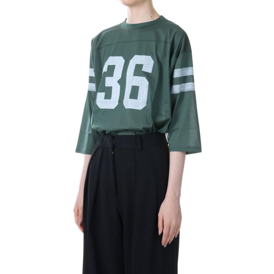 【P5倍 / SALE】SHEER FOOTBALL TEE / GREEN（23MMSCU01） Shinzone(シンゾーン) | Shinzone | 02