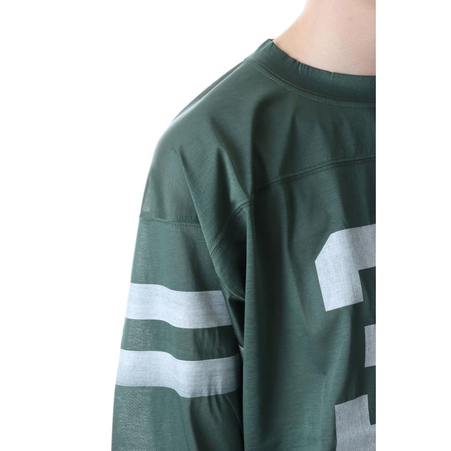 【P5倍 / SALE】SHEER FOOTBALL TEE / GREEN（23MMSCU01） Shinzone(シンゾーン) | Shinzone | 04
