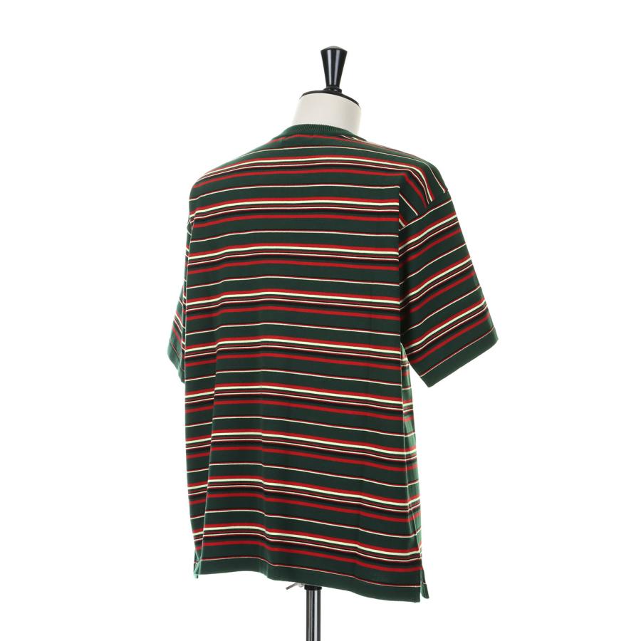 【P5倍 / SALE】BORDER KNIT SS TEE / GREEN（23SS-FS-12） F-LAGSTUF-F(フラグスタフ) |  | 02