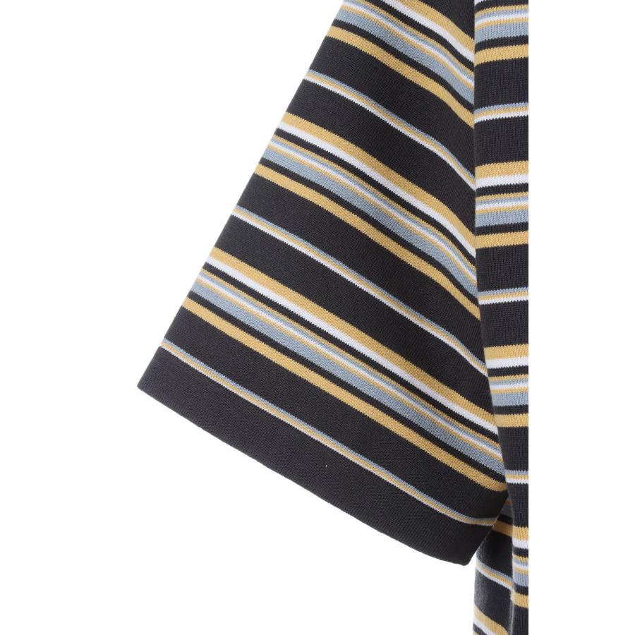 【P5倍 / SALE】BORDER KNIT SS TEE / CHARCOAL（23SS-FS-12） F-LAGSTUF-F(フラグスタフ) |  | 03