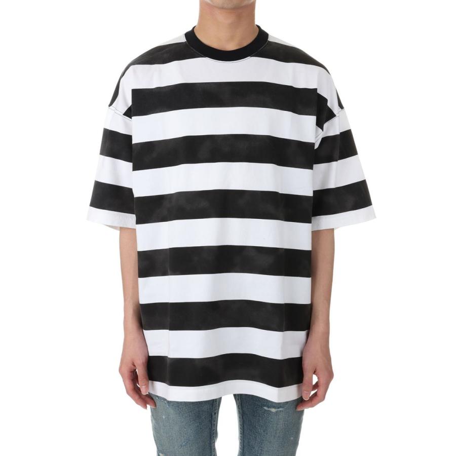 【P5倍 / SALE】Hazy Bold Border T-SH / 07 WPT (2305-6001) Minedenim(マインデニム) | MINEDENIM