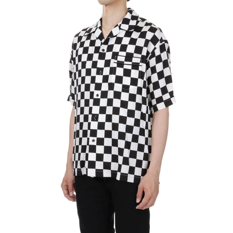 【P5倍 / SALE】CU.Denim Checker flag S/S Open Collar SH / 07 WPT (2306-5001) Minedenim(マインデニム) | MINEDENIM | 01