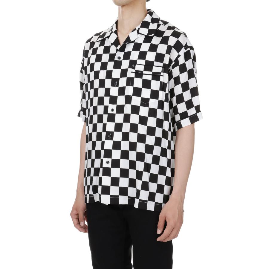 【P5倍 / SALE】CU.Denim Checker flag S/S Open Collar SH / 07 WPT (2306-5001) Minedenim(マインデニム) | MINEDENIM | 01