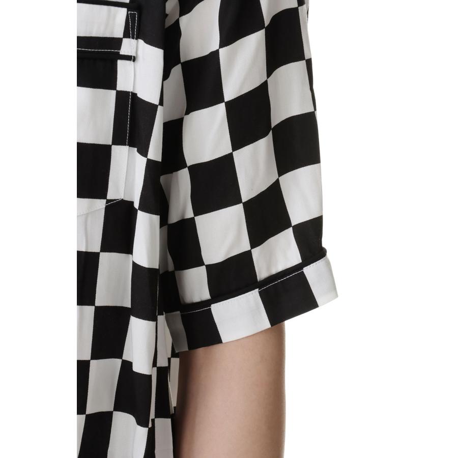 【P5倍 / SALE】CU.Denim Checker flag S/S Open Collar SH / 07 WPT (2306-5001) Minedenim(マインデニム) | MINEDENIM | 04