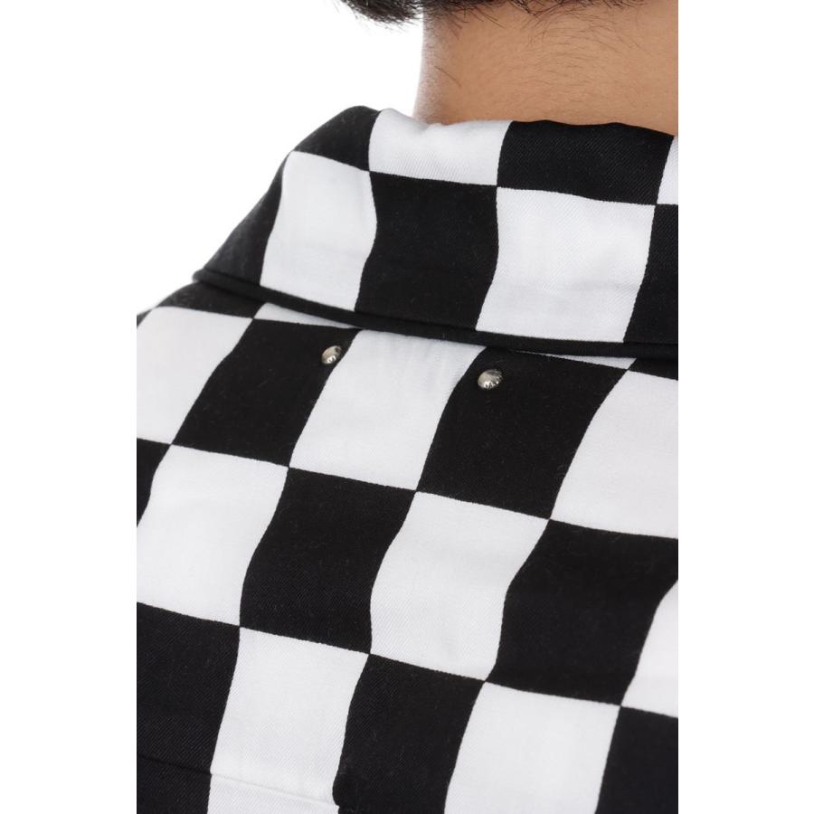 【P5倍 / SALE】CU.Denim Checker flag S/S Open Collar SH / 07 WPT (2306-5001) Minedenim(マインデニム) | MINEDENIM | 05