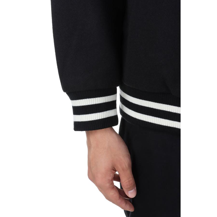 【P5倍】Light Varsity Jacket - Black x Black (SK23101) SKOOKUM(スクーカム) |  | 05